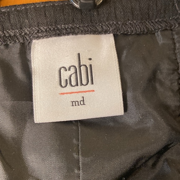 CAbi #3036 Media Tweed Green & Black Snap Button Jacket M - Picture 14 of 15